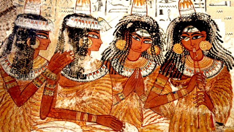 Singing Women Egypt Painting