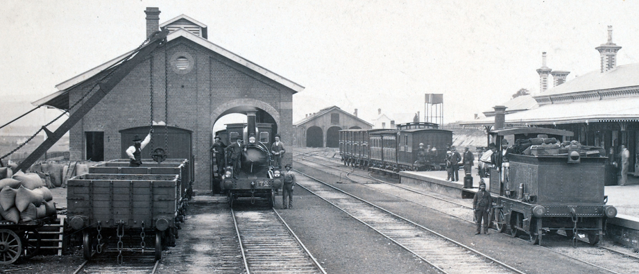Ararat railway station 1880