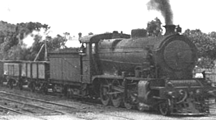 Ararat train arriving 1921