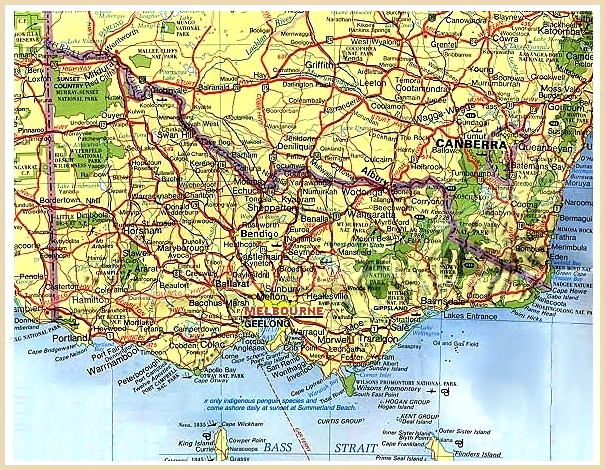 Bendigo map