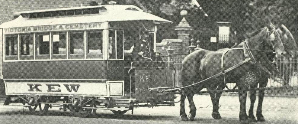 Horse drawn tram Kewl