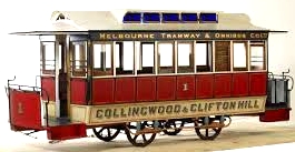 Melbourne early cable car