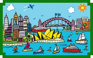 Sydney cartoon