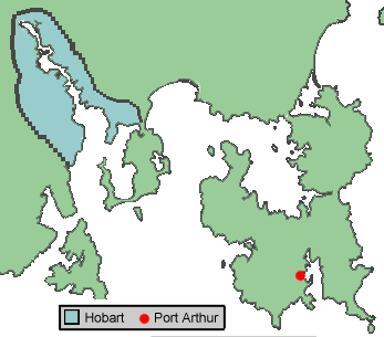 Port Arthur map