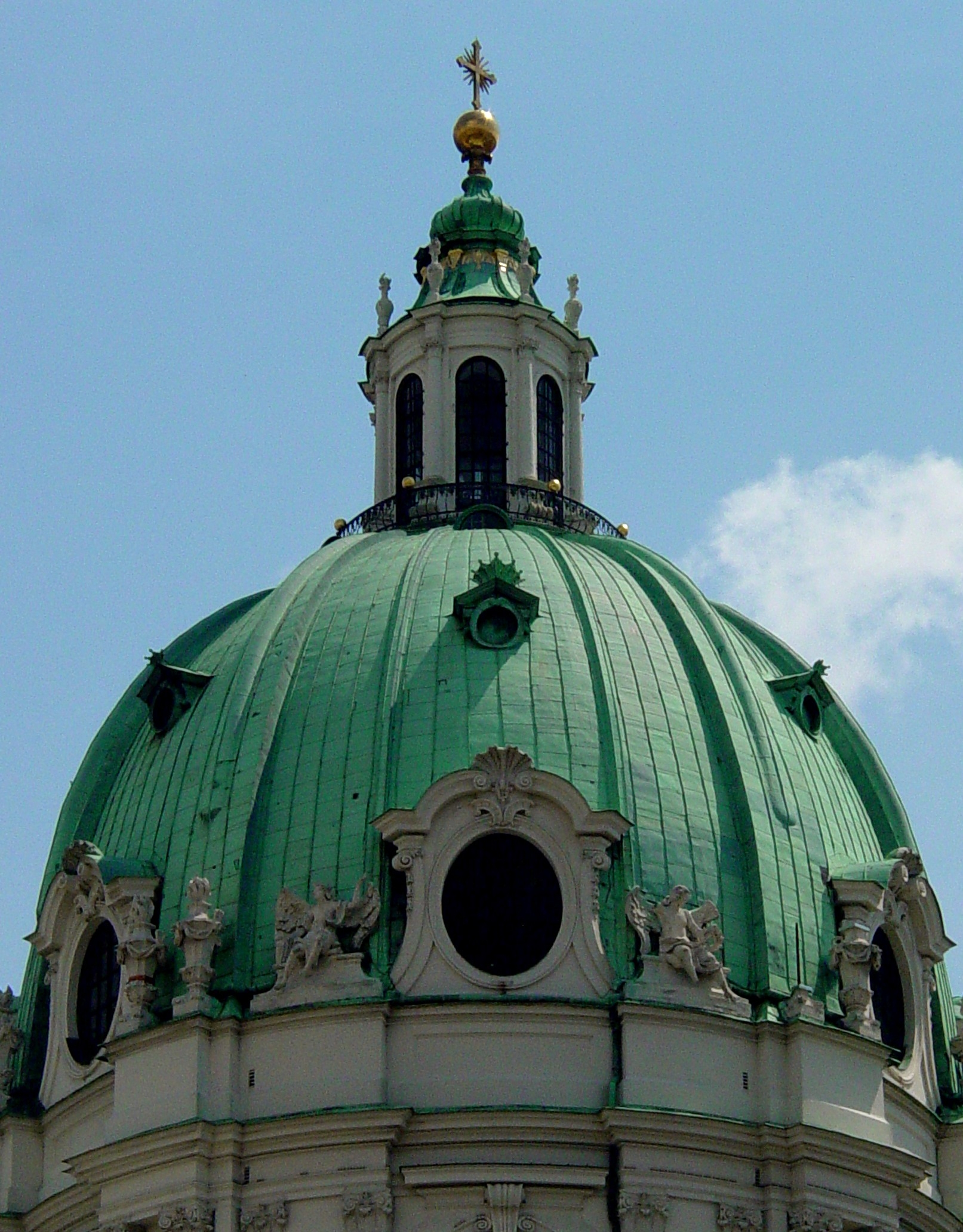 Vienna Karls Church detail