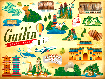 Guilin cartoon