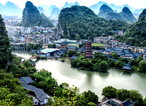 Guilin city view