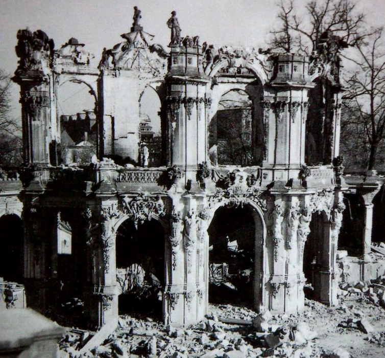 Dresden Swinger palace after bombing