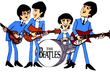 Cartoon Beatles