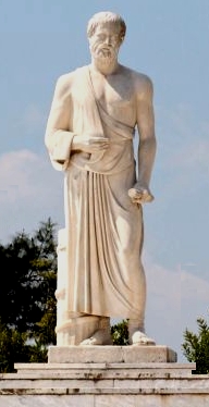 Larissa Hippocrates statue