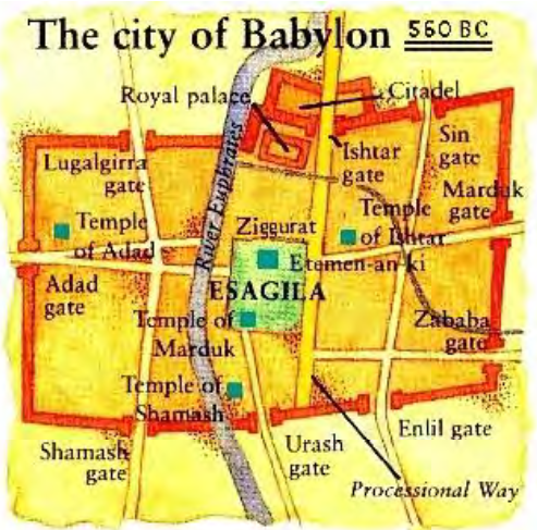 Babylon city plan