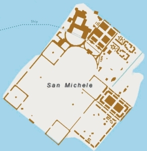 San Michele map