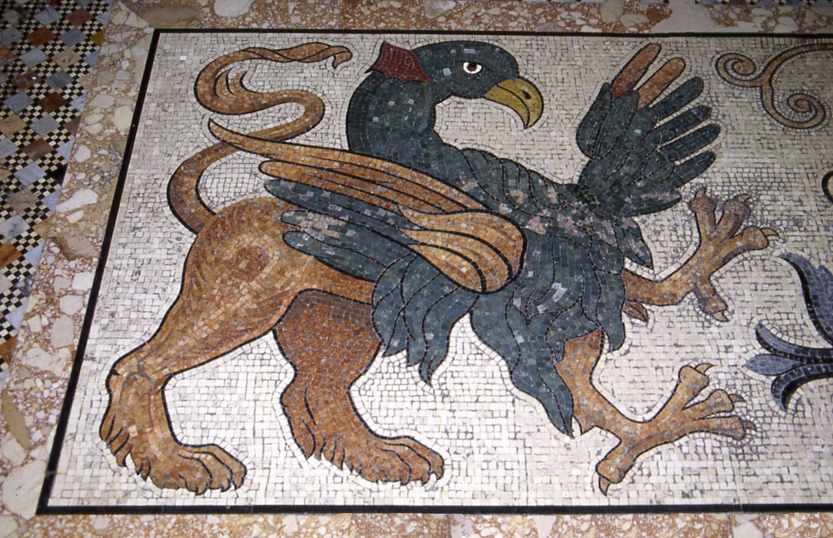 Floor animal mosaic A