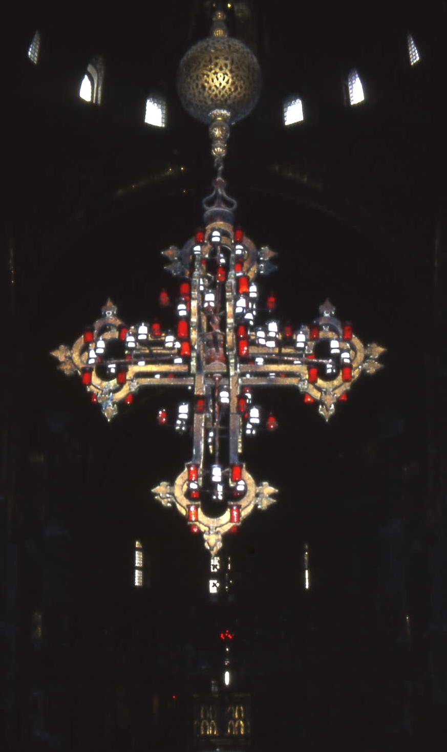 Special lamp over altar
