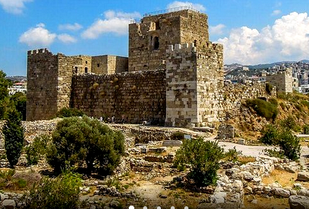 Lebanon castle of crusaders