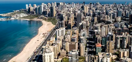 Lebanon modern Beirut coast