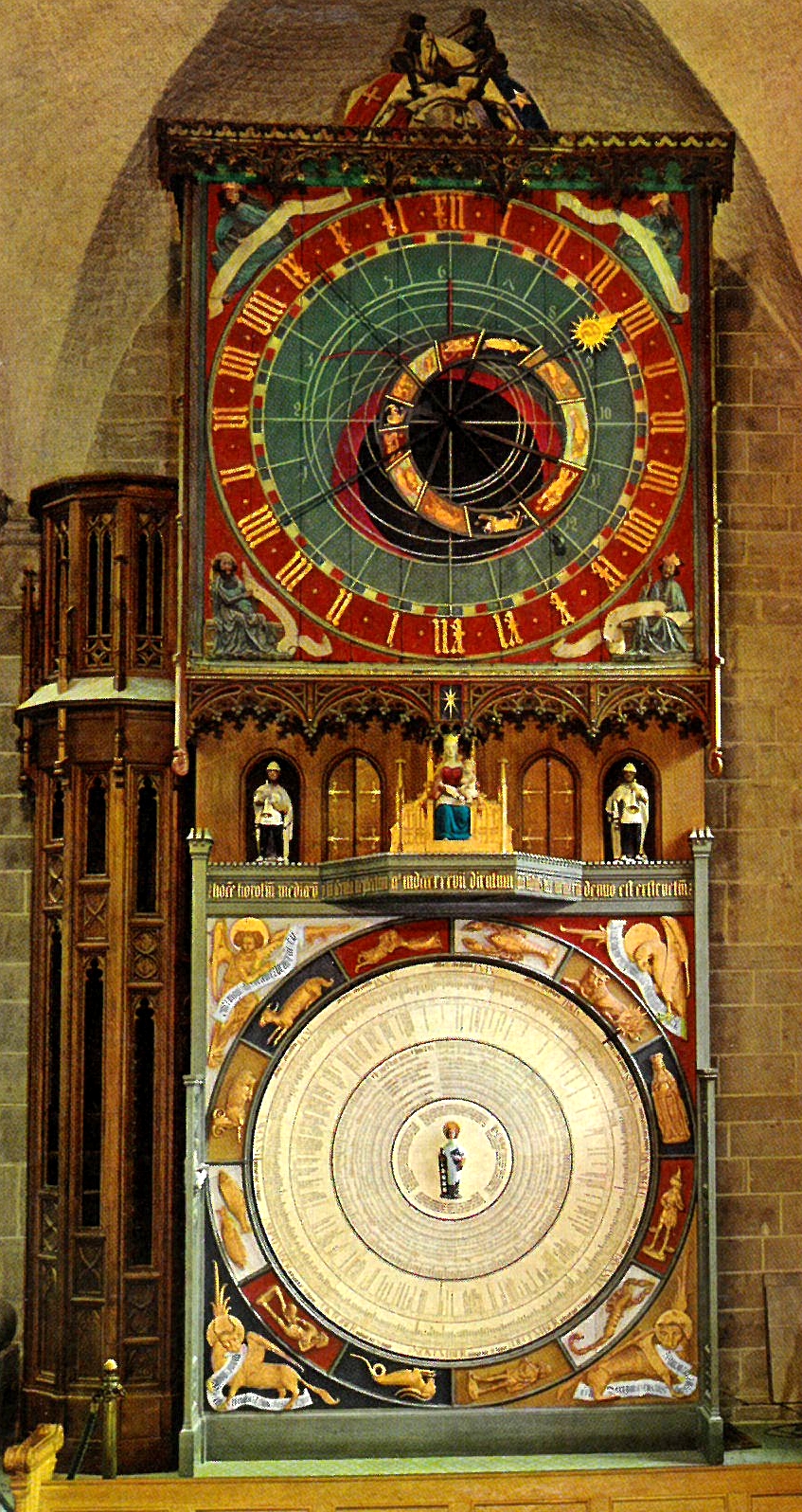 Lund astronomical clock in cathedral