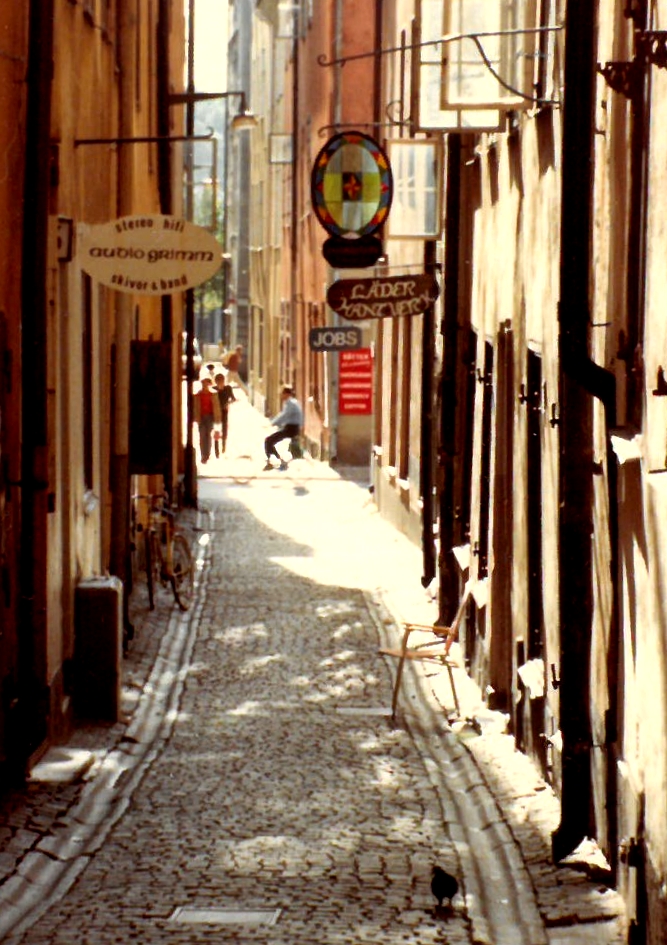 Old town narrow street