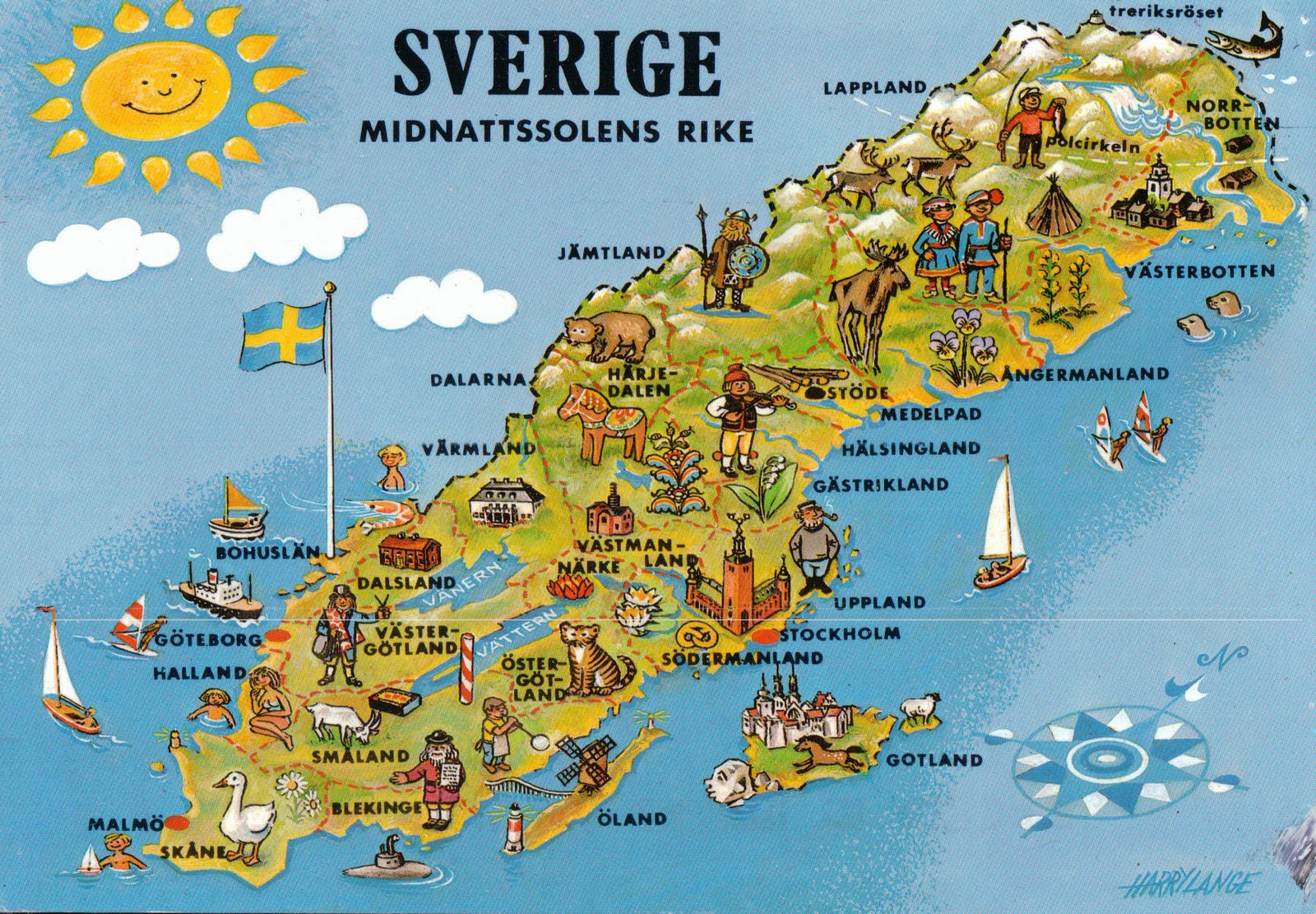 Sweden map