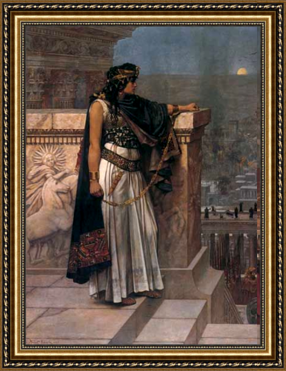 Empress Zenobia painting