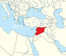 Syria country location