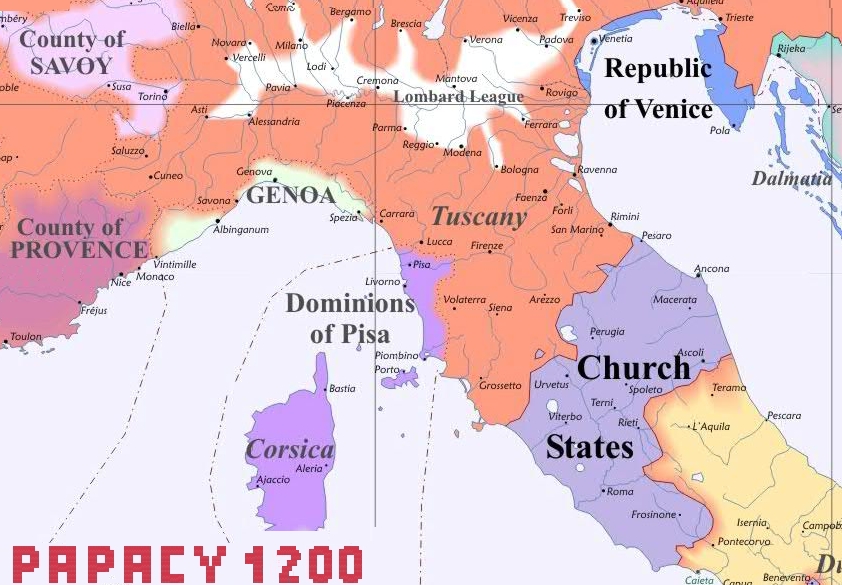 Papacy in 1200