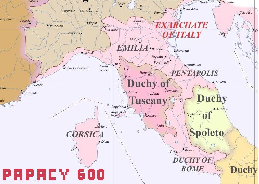Papacy in 600