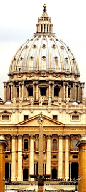 St Peter Basilica facade central part