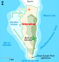 Map Gibraltar